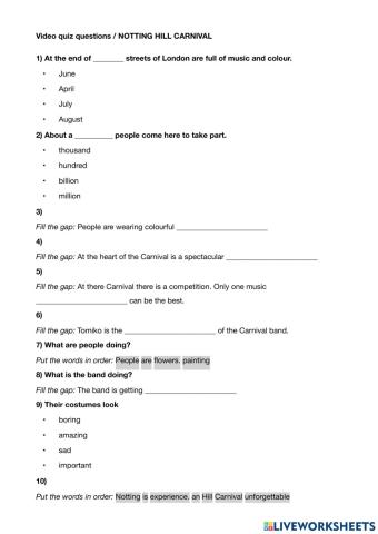 Notting Hill Carnival