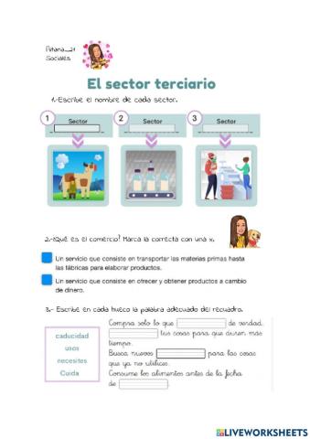 Sociales Sector Terciario