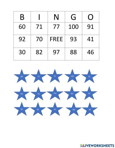 Addition with Regrouping BINGO Card 3