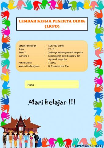 Tema 7 Subtema 1 Pembelajaran 1