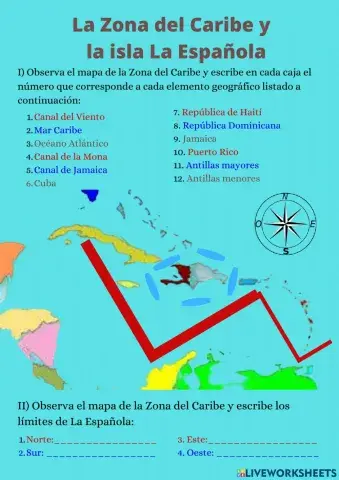 La Zona del Caribe y la isla La Española