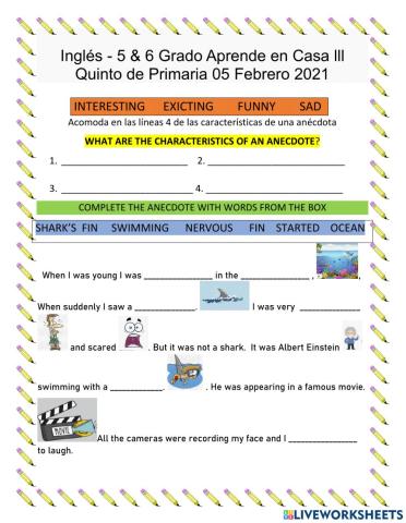 Cuentame una anécdota