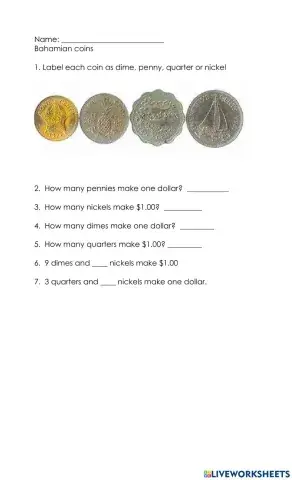 Bahamian Coins