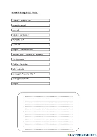 Présentation personnelle