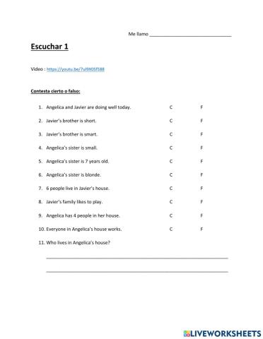 Javier y Angelica Hablan