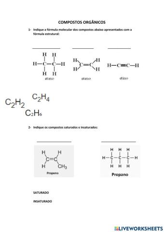 Conceitos básicos de compostos orgânicos