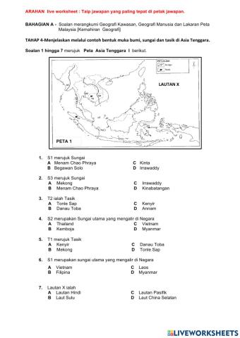 Peperiksaan Akhir Tahun Fasa 1 (Geografi Ting.2 2021))