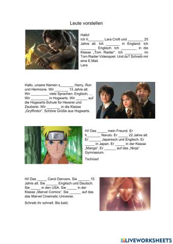 Leute vorstellen