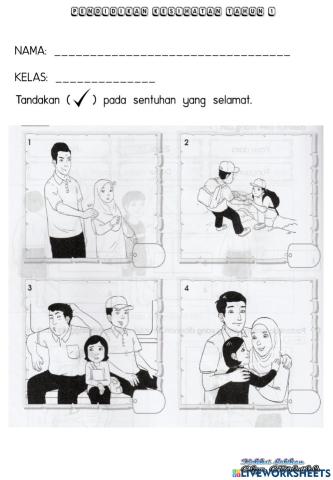 Sentuhan selamat dan tidak selamat