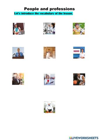 People and professions