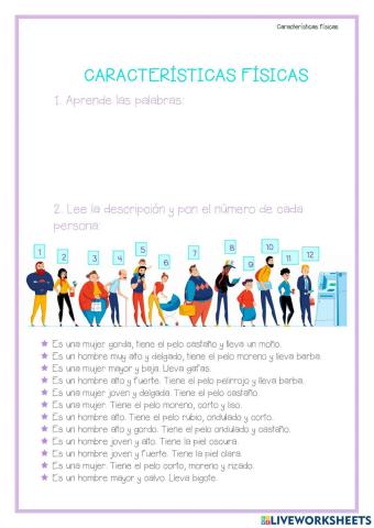 Características físicas