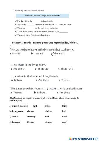 House kartkówka poprawa