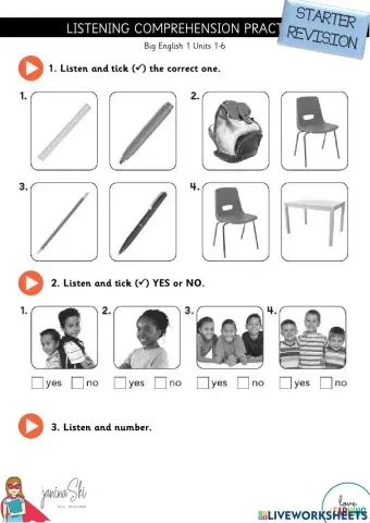 Listening Practice Big English Units 1-6