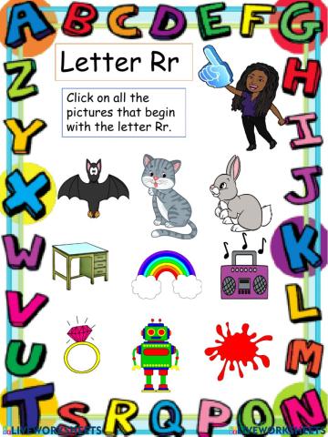 Phonics Letter R