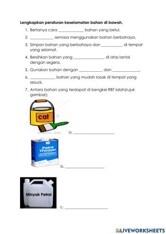 Peraturan keselamatan bahan