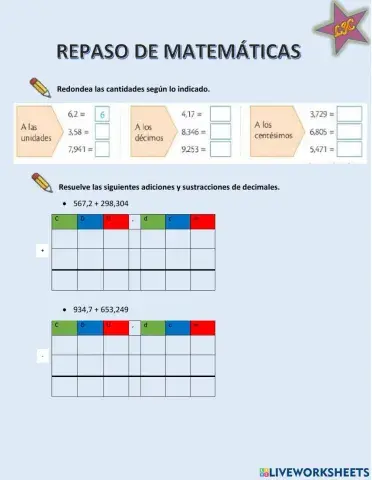 Repaso de matemática