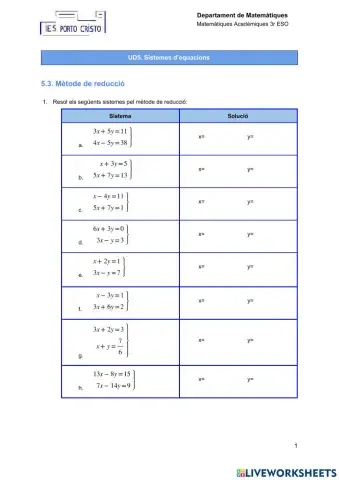 Mètode de reducció