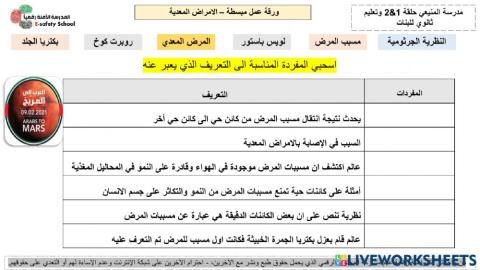 المرض المعدي