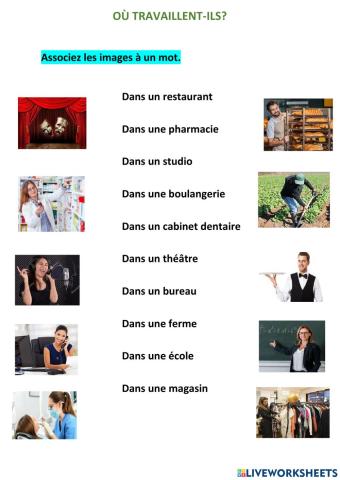 Les professions