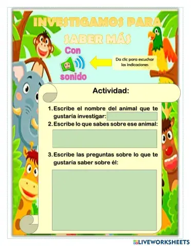 Investigar animales
