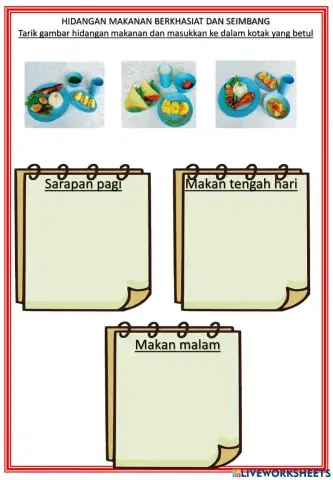 Memilih makanan berkhasiat