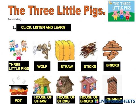 Three little pigs