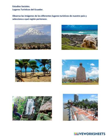 Lugares turísticos de Ecuador