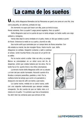 La cama de los sueños