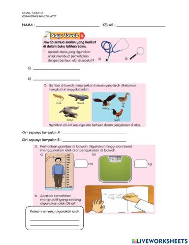KPS kemahiran manipulatif
