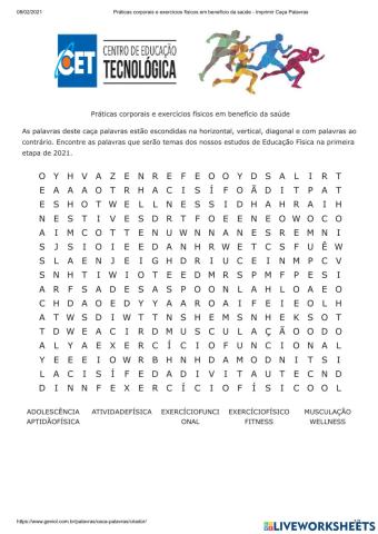 Práticas corporais e exercícios físicos em benefício da saúde