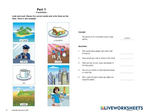 Reading and Writing Practice