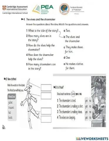 The elves and the shoemaker