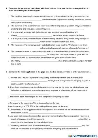 Insight Advanced Unit 1A-1B