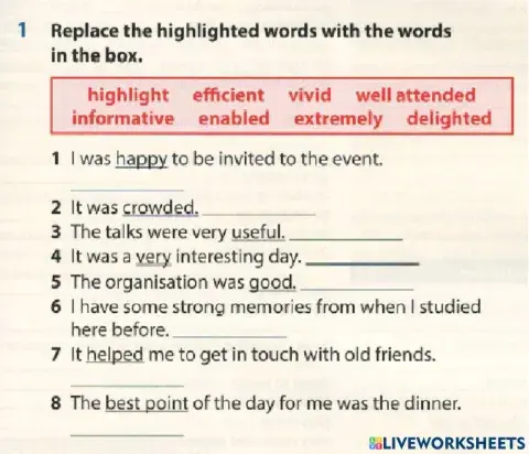 Social life Writing synonyms