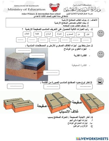 الصفائح الأرضية