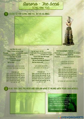 Aurora - The Seed - Song Analysis