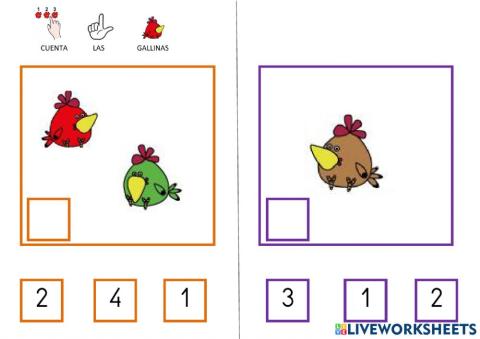 Cuento: las diez gallinas