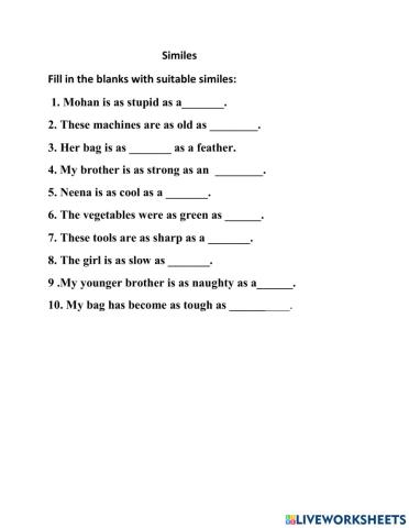 Similes