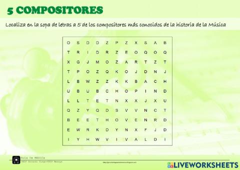 5 compositores