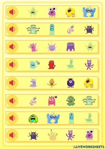 Body parts - monsters - listening