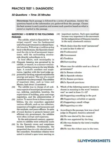 Toefl reading practice test 1