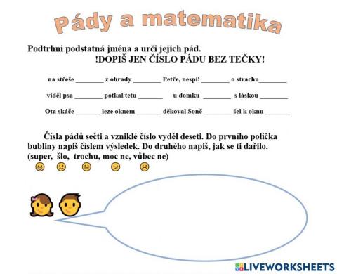 Pády s matematikou