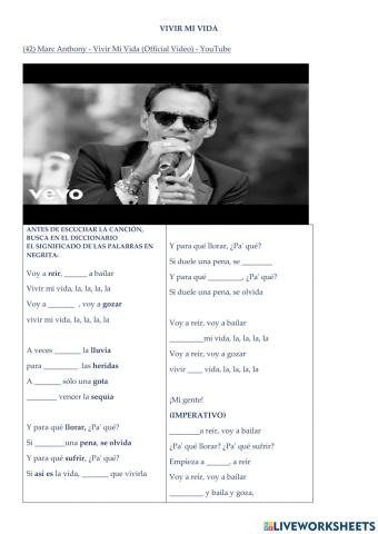 VIVIR MI VIDA