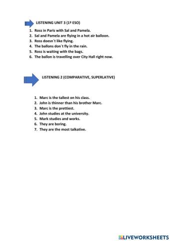 Listening 1 eso