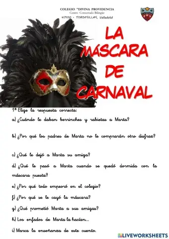 04 la máscara de carnaval