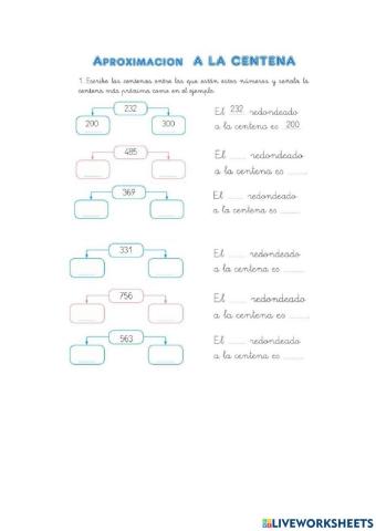 Aproximación a la centena