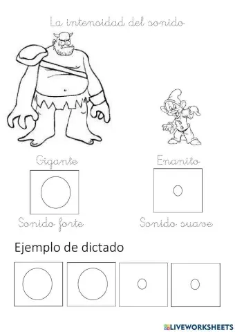 Dictado forte - piano