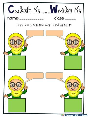 Jolly Phonics-Catch the word