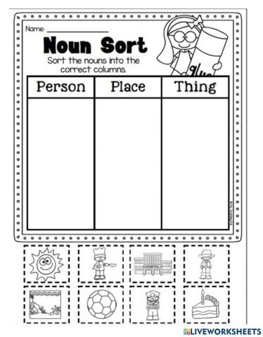 Sorting Nouns