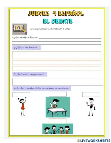 Jueves 4 marzo español